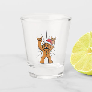 Verre A Shot Pain d'épice Heavy Metal Guitare Noël 2026
