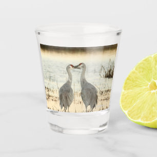 Verre A Shot Paire de crâne de Sandhill