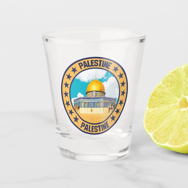 Verre A Shot Palestine (Devant)