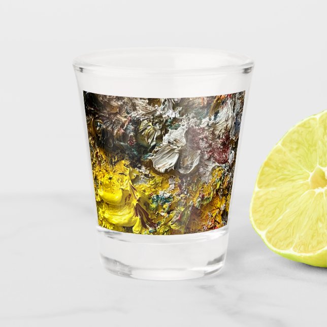 Verre A Shot Palette de l'artiste #1 (Devant)