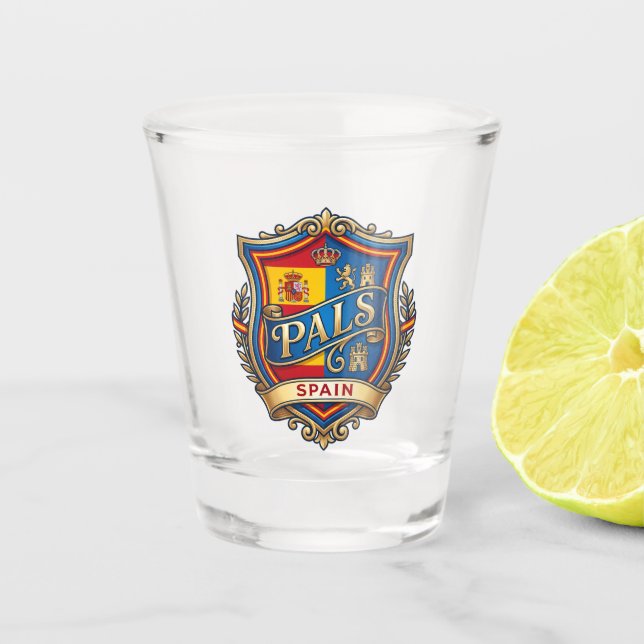 Verre A Shot Pals Espagne (Devant)