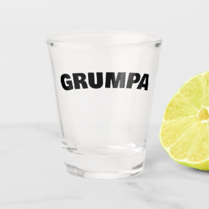 Verre A Shot Pap Grand-père Drôle Grincheux Fête des Pères Pers