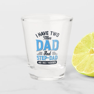 Verre A Shot Papa et un pas papa Design de typographie rétro