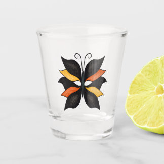 Verre A Shot Papillon Abstrait Beau insecte