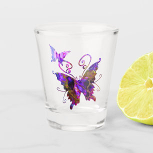 Verre A Shot Papillons d'imaginaire