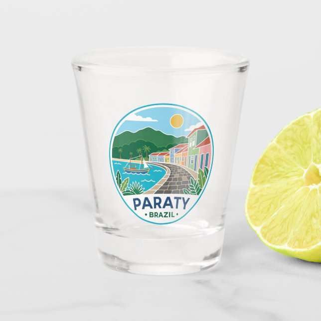 Verre A Shot Paraty Brésil (Devant)