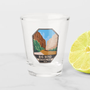 Verre A Shot Parc national de Big Bend Rio Grande Vintage