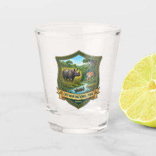 Verre A Shot Parc national de Chitwan Népal