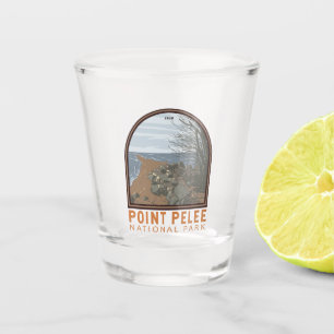 Verre A Shot Parc national de la Pointe-Pelée Art Vintage