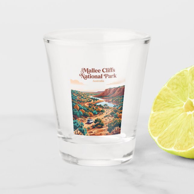 Verre A Shot Parc national de Mallee Cliffs Australie (Devant)