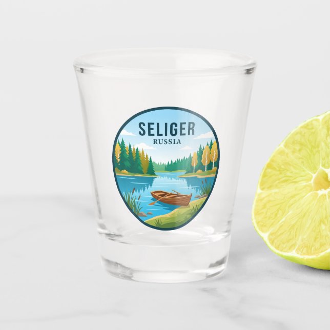 Verre A Shot Parc national de Seliger Russie (Devant)