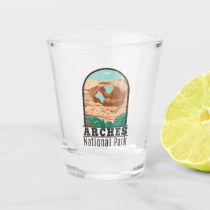 Verre A Shot Parc national des Arches Double Arche Vintage