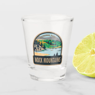 Verre A Shot Parc national des Montagnes Nock Autriche Vintage