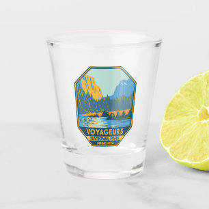 Verre A Shot Parc national des Voyageurs Vintage