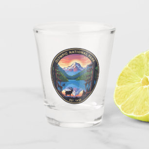 Verre A Shot Parc national olympique de Roosevelt Elk Washingto