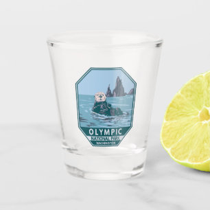 Verre A Shot Parc national olympique Louter de mer Vintage