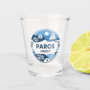Verre A Shot Paros Grèce Island Travel