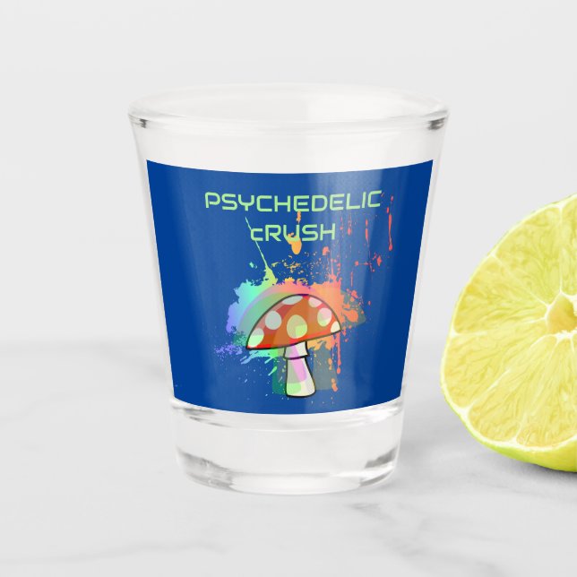 Verre A Shot Parti rétro psychédélique Comme en 1969 ! (Devant)