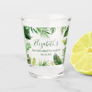 Verre A Shot Partie tropicale de Bachelorette de verdure