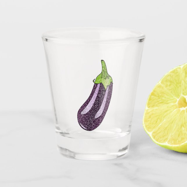 Verre A Shot Parties scintillant Eggplant (Devant)
