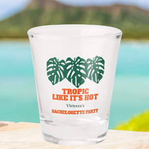 Verre A Shot Parties scintillant Tropical Bachelorette Party Mo