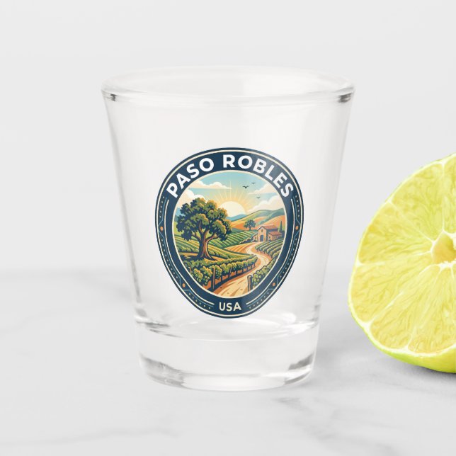 Verre A Shot Paso Robles États-Unis (Devant)