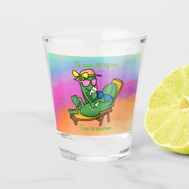 Verre A Shot Passer l'écran solaire (Devant)