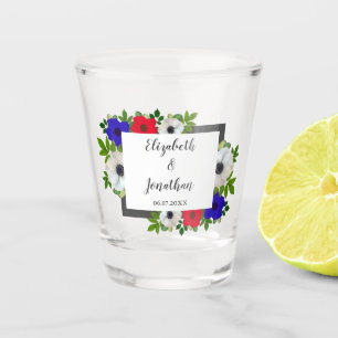 Verre A Shot Patriotique Panda Anemone Mariage