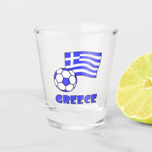 Verre A Shot Pavillon grec de football