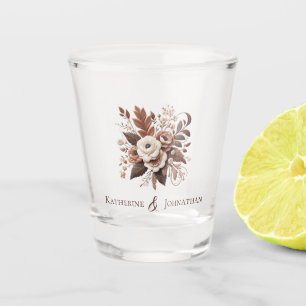 Verre A Shot Pays Western Mariage argent / plan Danse -