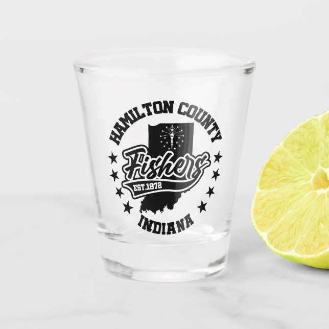 Verre A Shot Pêcheurs, Indiana (Devant)