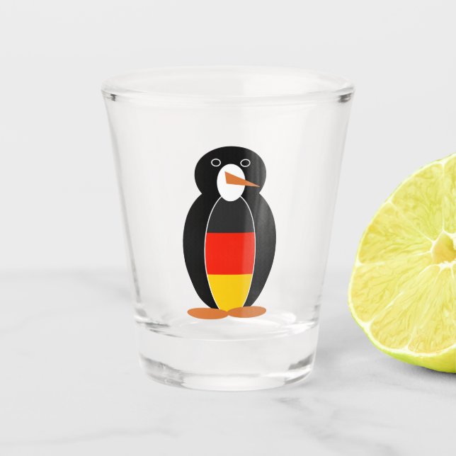 Verre A Shot Penguin allemand — Deutsch Pinguin (Devant)