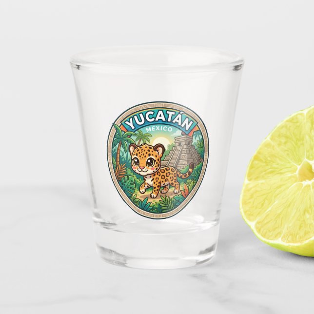 Verre A Shot Péninsule du Yucatán MEXIQUE (Devant)