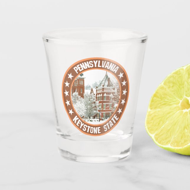 Verre A Shot Pennsylvanie (Devant)