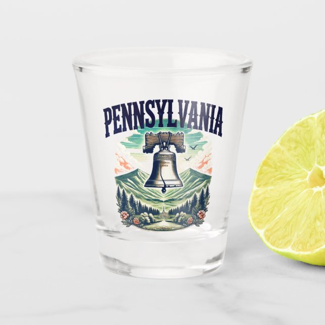 Verre A Shot Pennsylvanie (Devant)