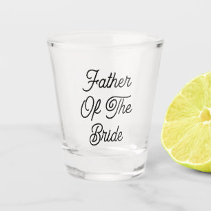 Verre A Shot Père De La Mariée Mariage Cadeau Favoriser Élégant