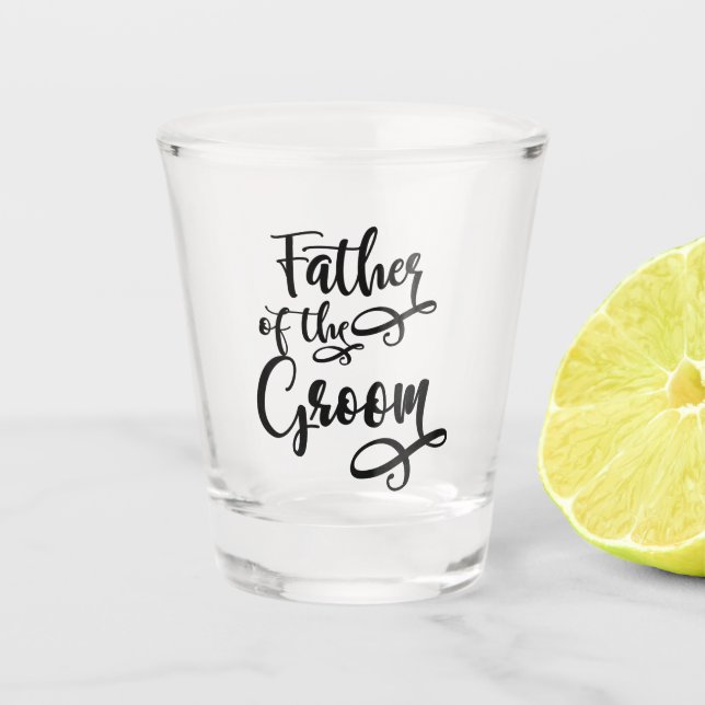 Verre A Shot Père du marié (Devant)
