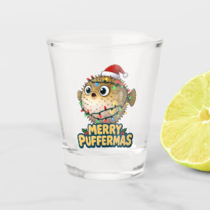 Verre A Shot Père Noël Poisson Gonflable Chapeau Lumières de No