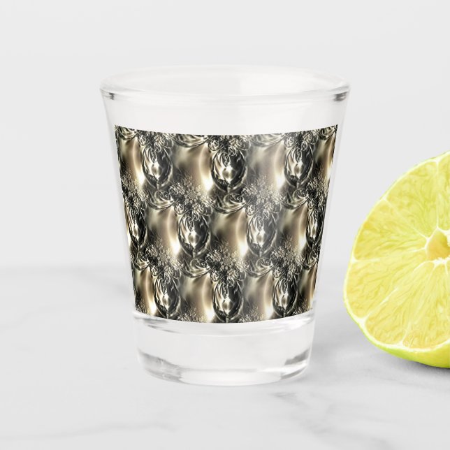 Verre A Shot Perles dorées (Devant)