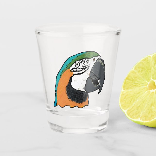 Verre A Shot Perroquet (Devant)