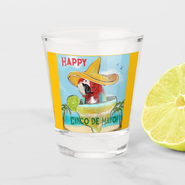 Verre A Shot Perroquet (Devant)