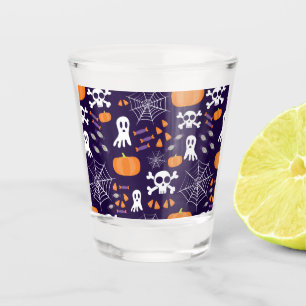 Verre A Shot Personnages amusants et effrayants d'Halloween