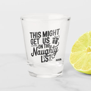 Verre A Shot Personnalisé Nom Noël Liste des vilains