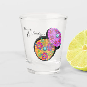 Verre A Shot Personnalisé Noms Cocktail de la partie Umbrella