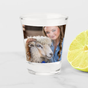 Verre A Shot Personnaliser la photo de mouton de concours de bé
