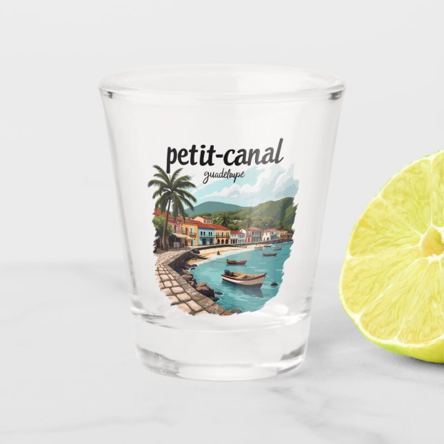 VERRE A SHOT PETIT-CANAL GUADELOUPE (Devant)