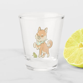 Verre A Shot Petite grenouille gardienne