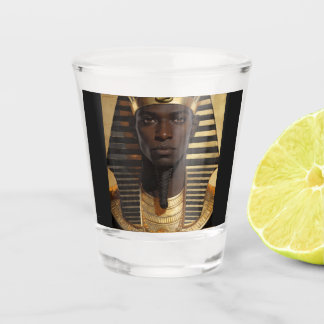 Verre A Shot Pharaoh Energy — Roi Ancien Africain Art Moderne