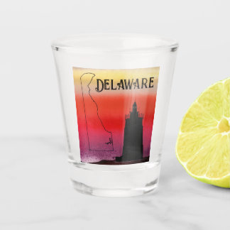 Verre A Shot Phare du Delaware