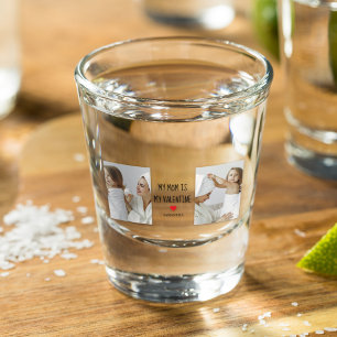 Verre A Shot Photo Collage Ma mère est mon cadeau Valentine
